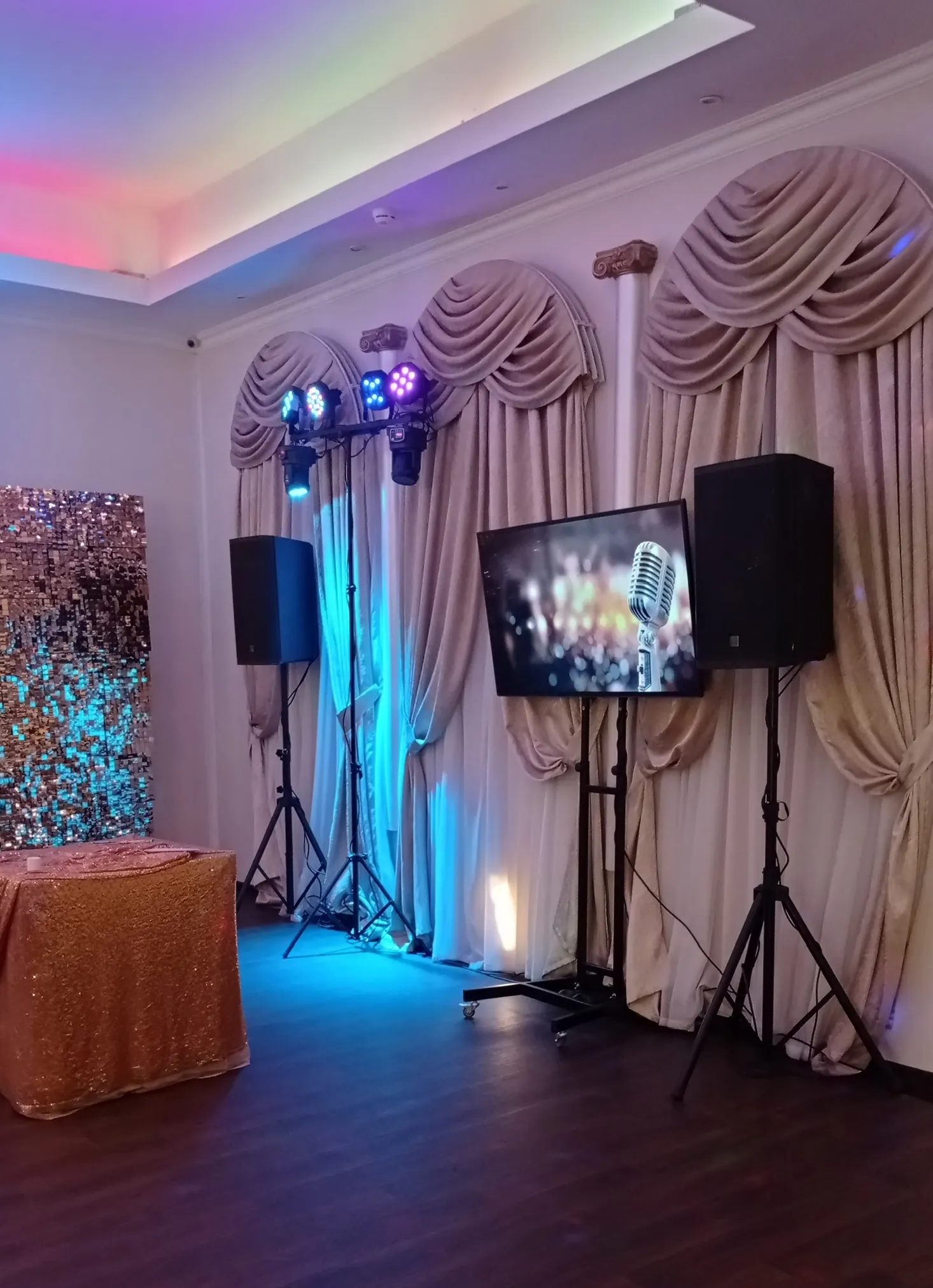 San Diego karaoke setup